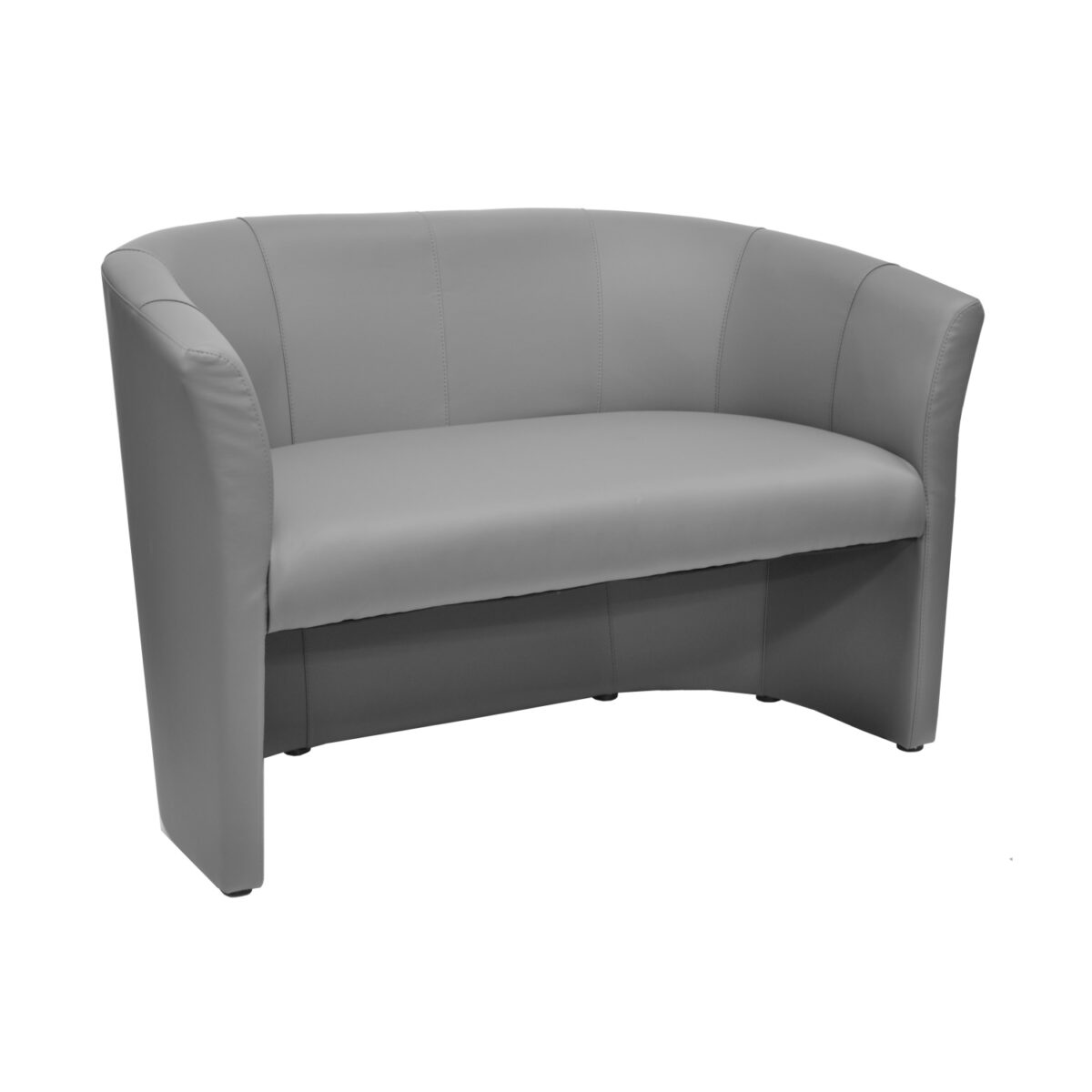 Canapea Club Duo Eco 70 Grey Descoperiți confortul și stilul canapelei Club Duo Eco 70 Grey! Realizată din materiale de calitate, cu structura din metal, placaj și spumă poliuretanică, aceasta este tapițată cu piele ecologică, ideală pentru orice interior. Aduce un plus de relaxare în casa dumneavoastră!