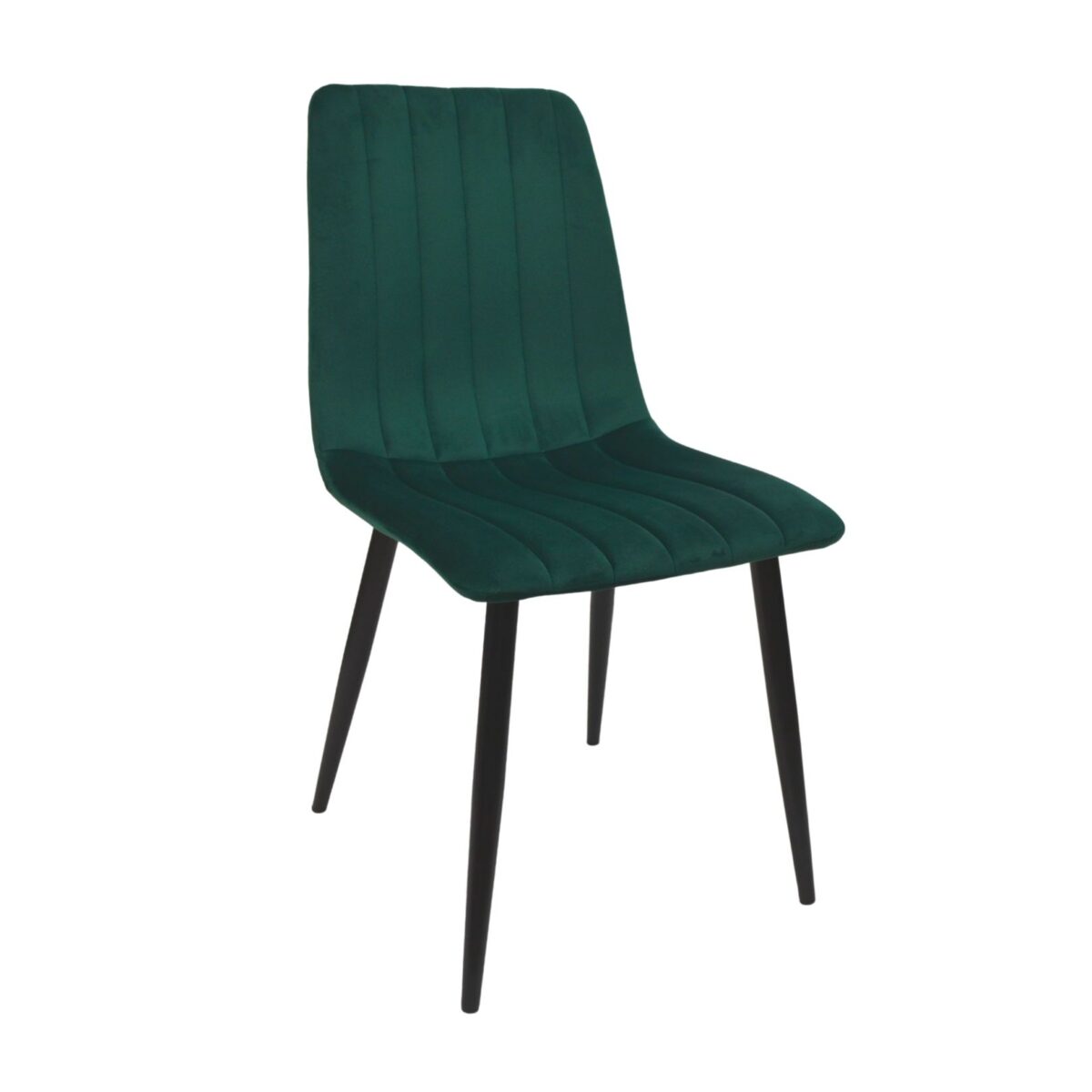 Scaun DC-90P~N57 Catifea Dark Green+Black Legs Descoperă scaunul DC-90P N57, elegant și confortabil, în nuanța verde catifea, ideal pentru bucătăria ta! Picioarele din metal rezistent și tapițeria delicată adaugă stil și funcționalitate. Alege calitatea și designul modern!