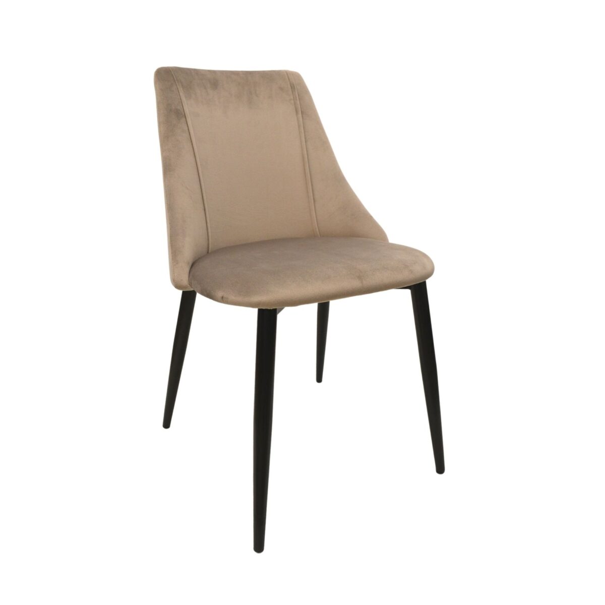 Стул Ari Beige Black Legs Создайте уютный уголок на вашей кухне с бежевым стулом Ari! Мягкий бархат, прочные металлические ножки и стильный дизайн подарят комфорт и элегантность. В наличии разные цвета. Высота 81 см, глубина 57 см, ширина 50 см. Идеальный выбор для вашей мебели!