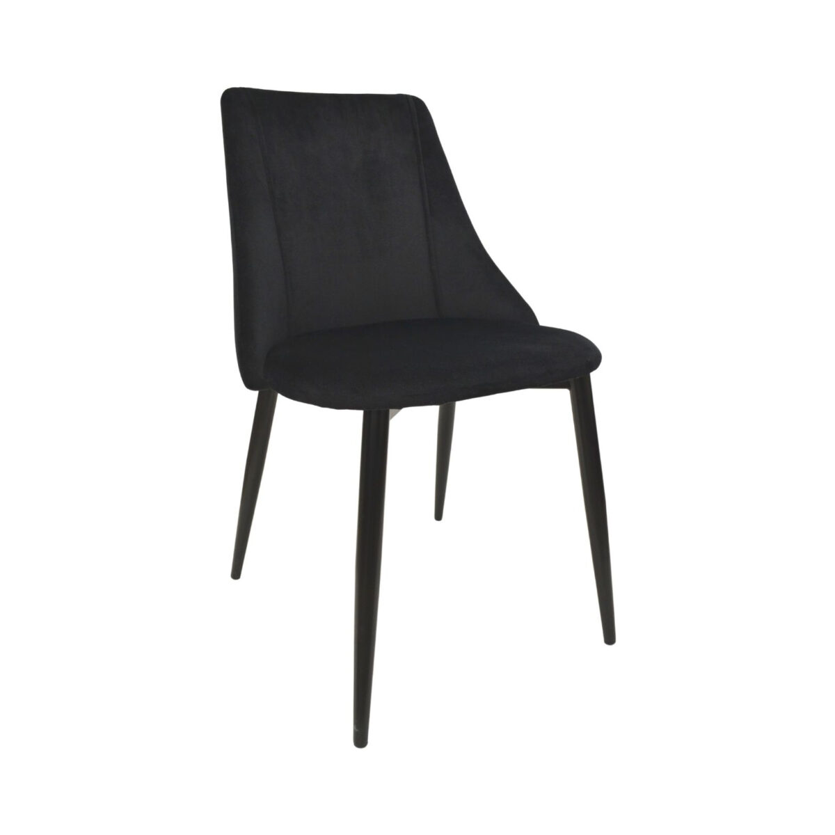 Scaun Ari Black Descoperă scaunul Ari Black, perfect pentru bucătăria ta! Cu un design elegant, picioare din metal vopsit și tapițerie din catifea, acest scaun oferă confort și stil. Disponibil în diverse culori, este soluția ideală pentru un spațiu modern!