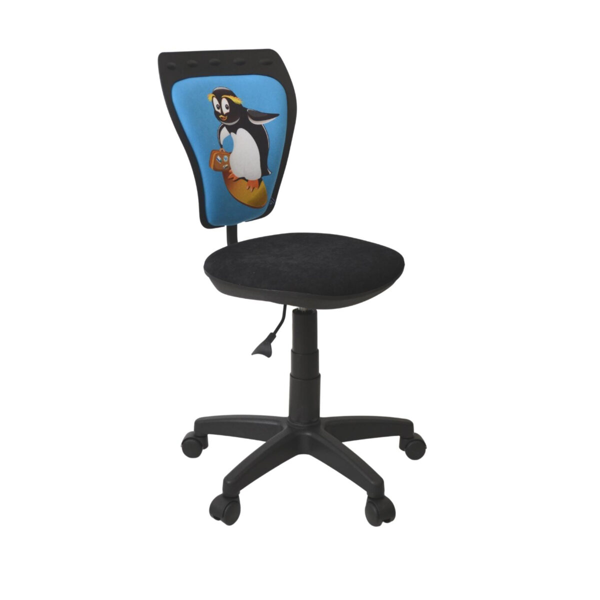 Fotoliu Pentru Copii MINISTYLE GTS Penguin Descoperă Fotoliul Pentru Copii MINISTYLE GTS Penguin, perfect pentru biroul micuțului tău! Cu un design jucăuș, în culoarea albastră și imprimeu cu pinguin, acest fotoliu oferă confort și suport. Reglează înălțimea între 84-96 cm și adaugă un strop de veselie și stil camerei!