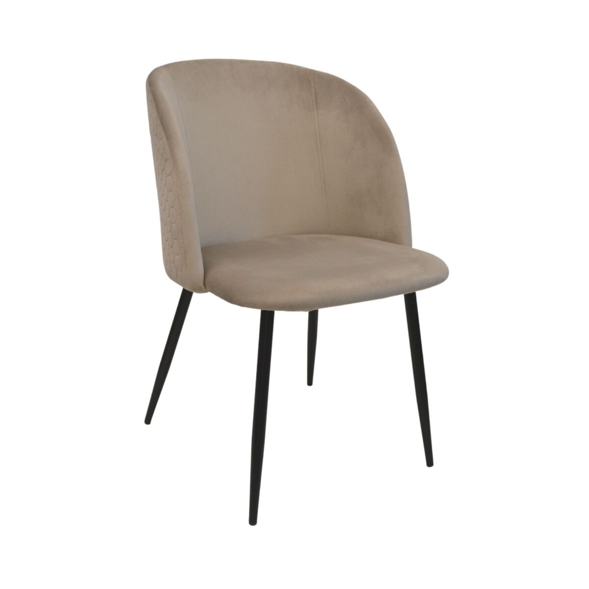 Scaun Spectre Beige Descoperiți scaunul Spectre Beige, un element de mobilier elegant și confortabil pentru bucătăria dumneavoastră. Tapițat cu catifea moale și cu picioare din metal, acest scaun îmbină stilul cu funcționalitatea perfectă. Ideal pentru un spațiu modern!