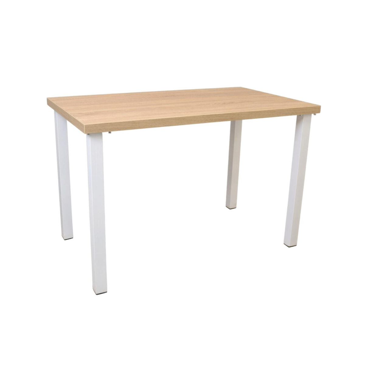 Masă ADA White Legs 115×68 Descoperă masa ADA cu picioare albe, ideală pentru bucătăria ta modernă! Cu dimensiuni de 115x68 cm și un blat din PAL melaminat, această masă oferă funcționalitate și confort maxim. Alege stilul și calitatea pentru un spațiu culinar perfect!