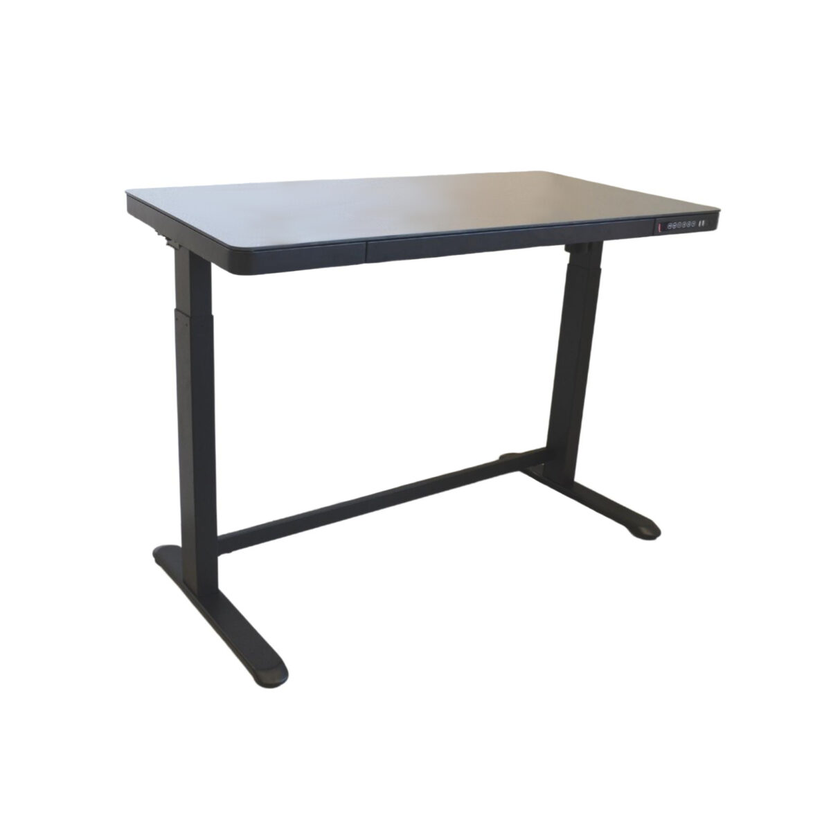 Adjustable Table ET118 Discover the ET118 Adjustable Table, ideal for the office! With an electric height adjustment ranging from 720 to 1210 mm and a load capacity of 50 kg, this table offers both comfort and functionality. Made from painted steel and equipped with 2 USB ports, it is the perfect choice for a modern space.