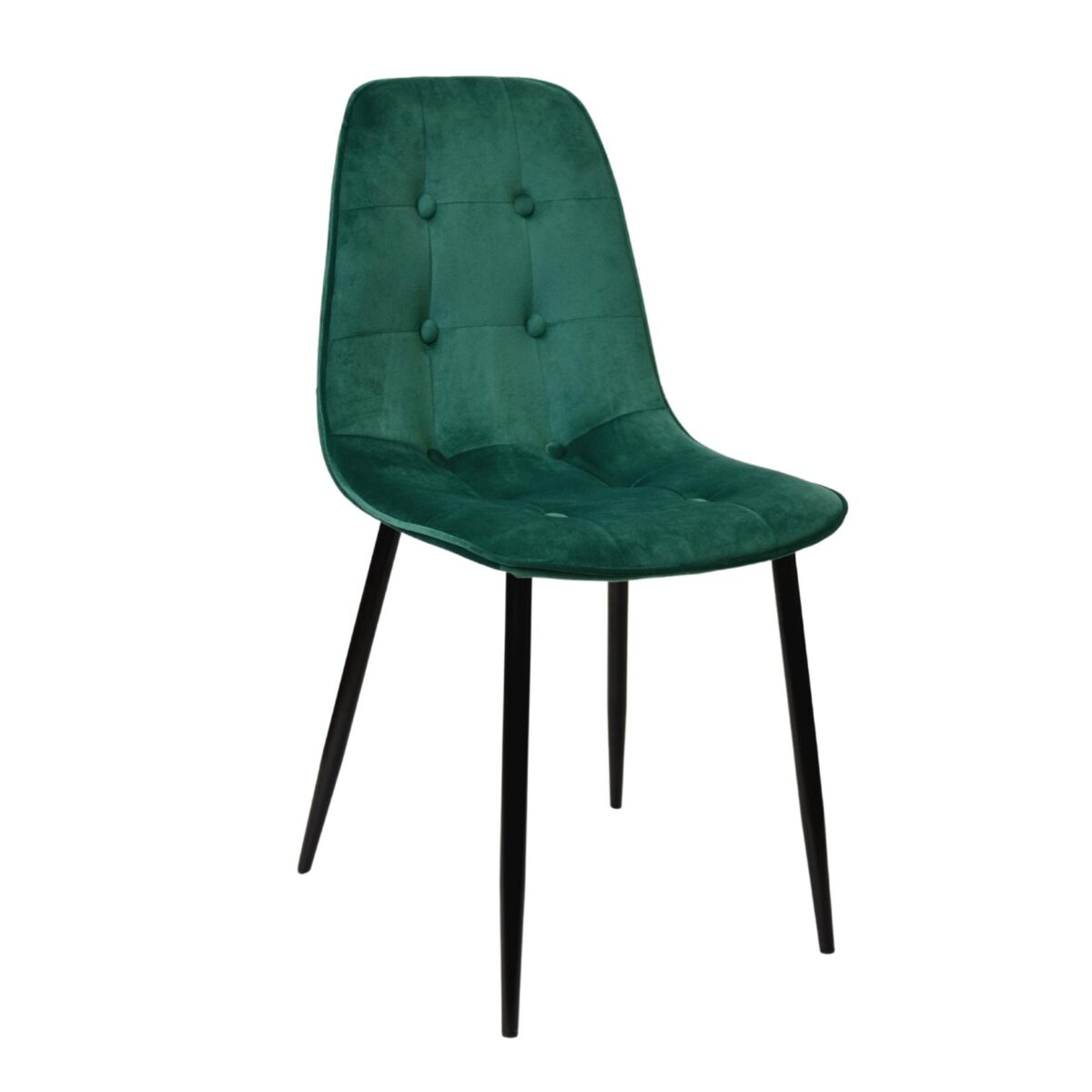 Стул M-01-3 (Hlr-56) Catifea Green+Black Legs Стул M-01-3 (Hlr-56) Catifea Green с черными ножками идеально дополнит вашу кухню, придавая ей стиль и уют. Элегантная бархатная обивка и прочные металлические ножки обеспечивают комфорт и долговечность. Доступен в различных цветах.