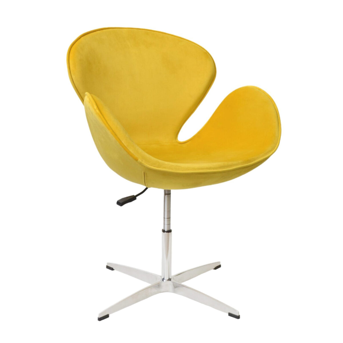 Armchair Qs-U2186 Yellow Discover the yellow QS-U2186 armchair, perfect for adding a touch of elegance and comfort to your office or living room. Upholstered in soft velvet and featuring a plywood and foam structure, this armchair offers both style and functionality. Ideal for every corner of the house!