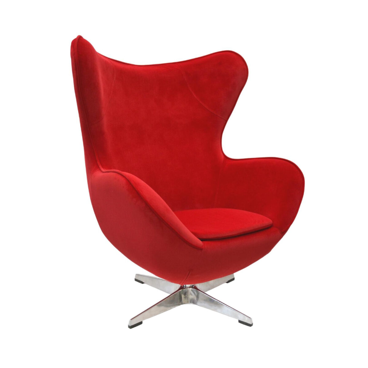 Armchair Qs-U2187 Red Discover the QS-U2187 Red armchair, which brings elegance and comfort to any space. With a modern design and velvet upholstery, this armchair is perfect for the office or living room. The chrome legs and rocking mechanism ensure durability and style. Choose comfort!