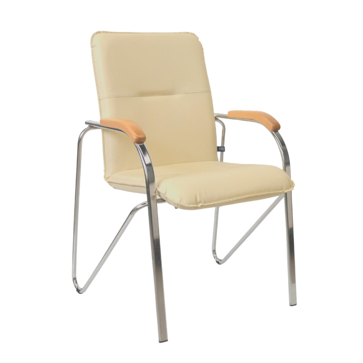 Scaun de Birou SAMBA Chrome V-18 Beige Descoperă confortul oferit de scaunul de birou SAMBA Chrome V-18 Beige. Construit din metal, placaj și spumă poliuretanică, cu tapițerie din piele eco, acest scaun elegant îți va transforma biroul. Disponibil și în negru. Alege confortul!