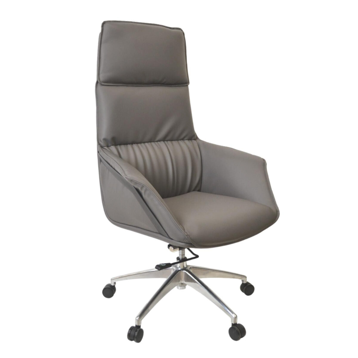 Office Armchair A060 Grey Discover the comfort of the A060 Grey kit, perfect for the office! With eco-leather upholstery, chrome steel legs, and a Multiblock mechanism, this chair offers stability and relaxation. Boost your productivity while working in style! Ideal for any workspace.