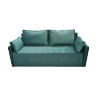 Canapea Extensibilă Greiss Green Descoperiți canapeaua extensibilă Greiss Green, perfectă pentru confortul a 2-3 persoane. Cu un cadru din lemn, arcuri Bonnel și spumă poliuritanică, oferă un șezut moale și o ladă de depozitare utilă. Ideală pentru un pat confortabil, se transformă ușor datorită mecanismului Eurocarte.
