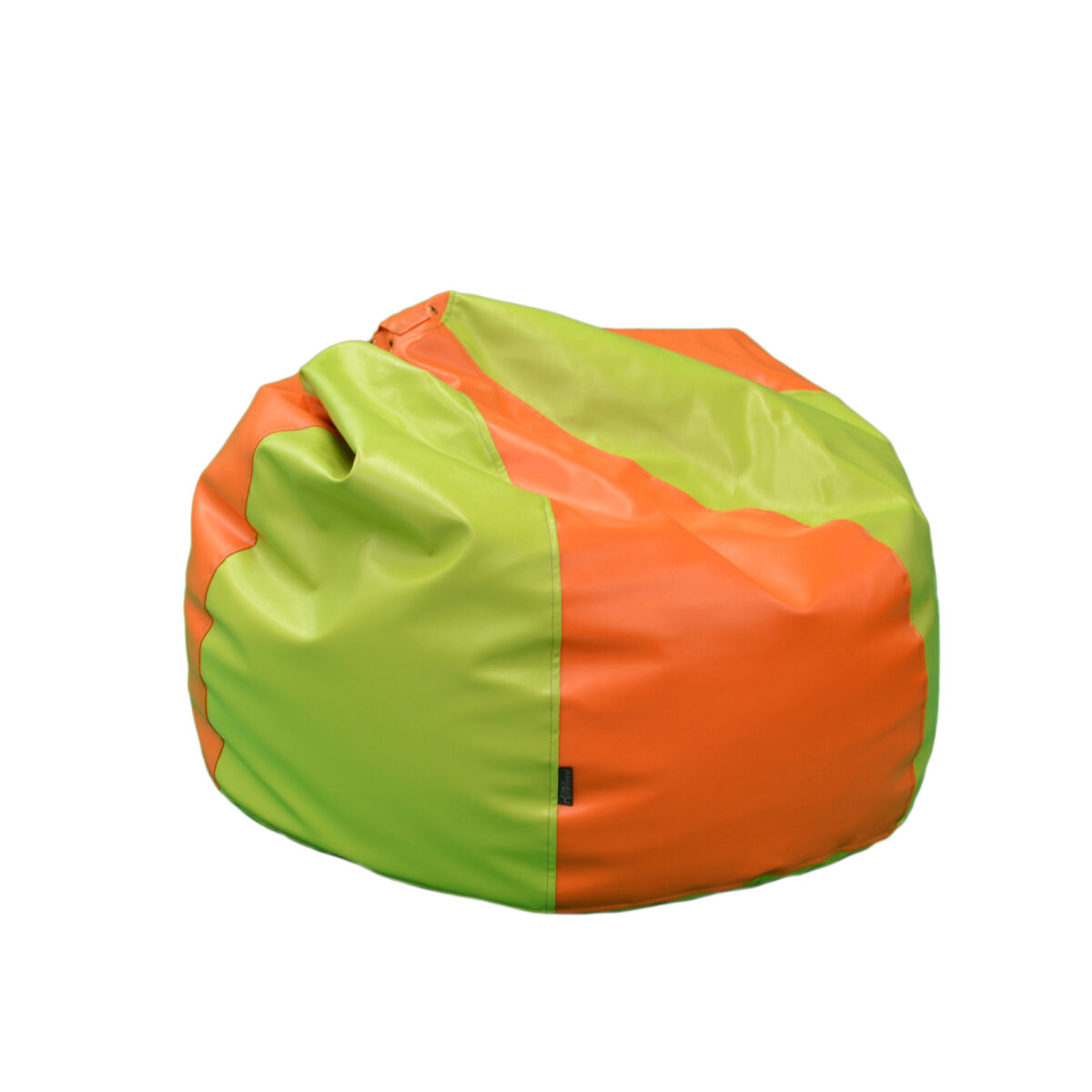 Bean-Bag Piele Eco Green-Orange Mini Descoperiți fotoliul Bean-Bag Piele Eco Green-Orange Mini, ideal pentru camera copiilor. Acest fotoliu confortabil, cu umplutură din polistiren, se adaptează perfect corpului și este ușor de curățat datorită husei lavabile. Mobilier perfect pentru living sau birou!