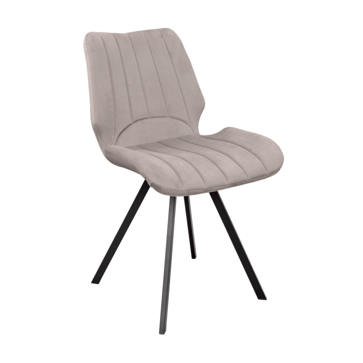 Стул Orson Catifea Beige+Black Legs Добавьте элегантность в ваш интерьер с кухонным стулом Orson в бежевом бархате с черными ножками. Удобный дизайн и качественные материалы — идеальное сочетание стиля и комфорта для любой кухни! Высота сиденья 45 см, общая высота 82 см.
