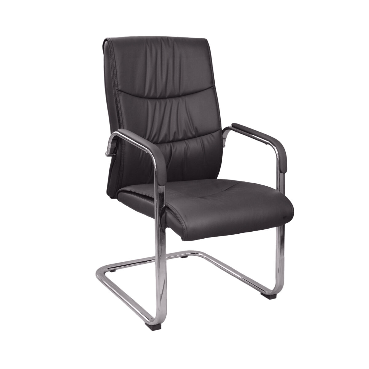 Remo New Office Chair Discover maximum comfort at the office with the Remo New chair. This elegant chair, featuring a modern design in black, is perfect for long meetings. Made from high-quality materials, it has chrome steel legs and eco-leather upholstery, ensuring both comfort and style.