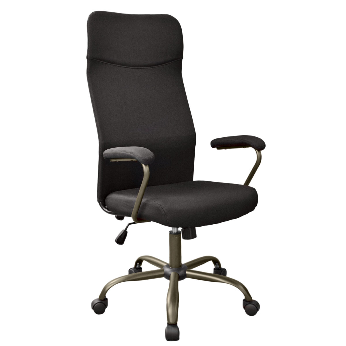 Office Armchair F-6310 Black Discover the F-6310 office chair in black! Comfortable and elegant, with painted metal legs for stability, this chair features height adjustment and a Tilt mechanism for adaptability. Ideal for a productive and relaxing work environment.