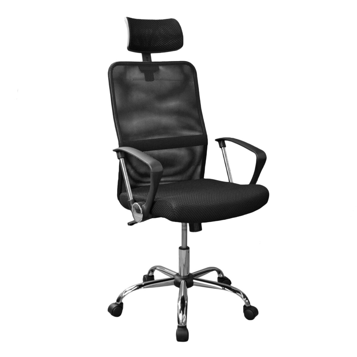 Fotoliu Birou 6020-12/1~Black Descoperă confortul suprem în birou cu fotoliul 6020-12/1 Black. Acest fotoliu ergonomic, cu brațe din metal cromat și nylon, oferă ajustabilitate și suport optim. Ideal pentru muncă productivă, având un design modern și confortabil. Perfect pentru orice birou!
