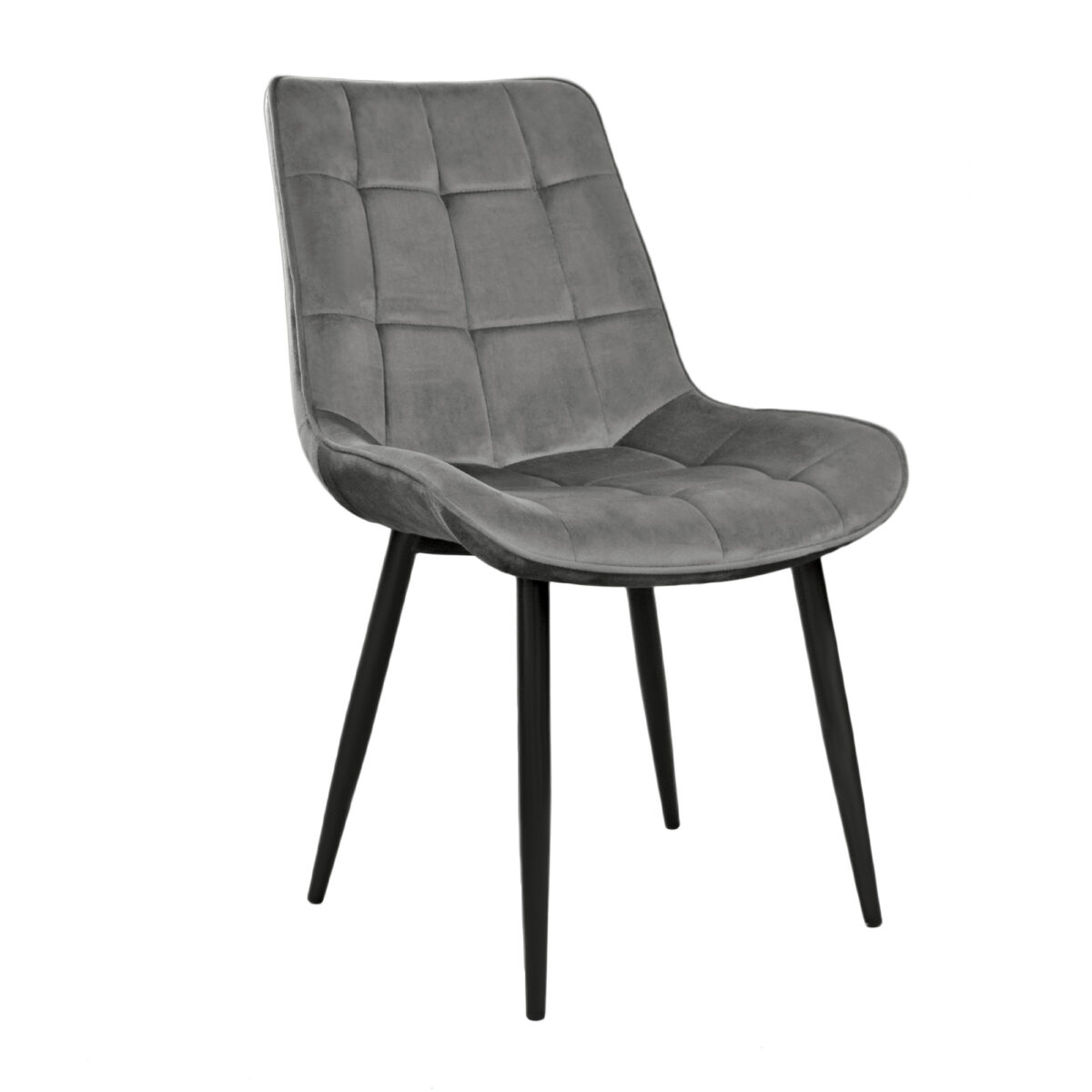 Scaun Hans Catifea Dark Grey HLR21+ Black Legs Îmbunătățește-ți biroul cu scaunul Hans Catifea Dark Grey HLR21, confortabil și elegant! Tapițat cu catifea delicată și cu picioare din metal rezistent, acest scaun asigură stabilitate și stil. Descoperă acum confortul perfect pentru orice spațiu!