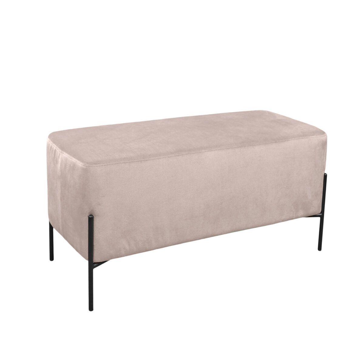 Beige Double Ottoman Stool