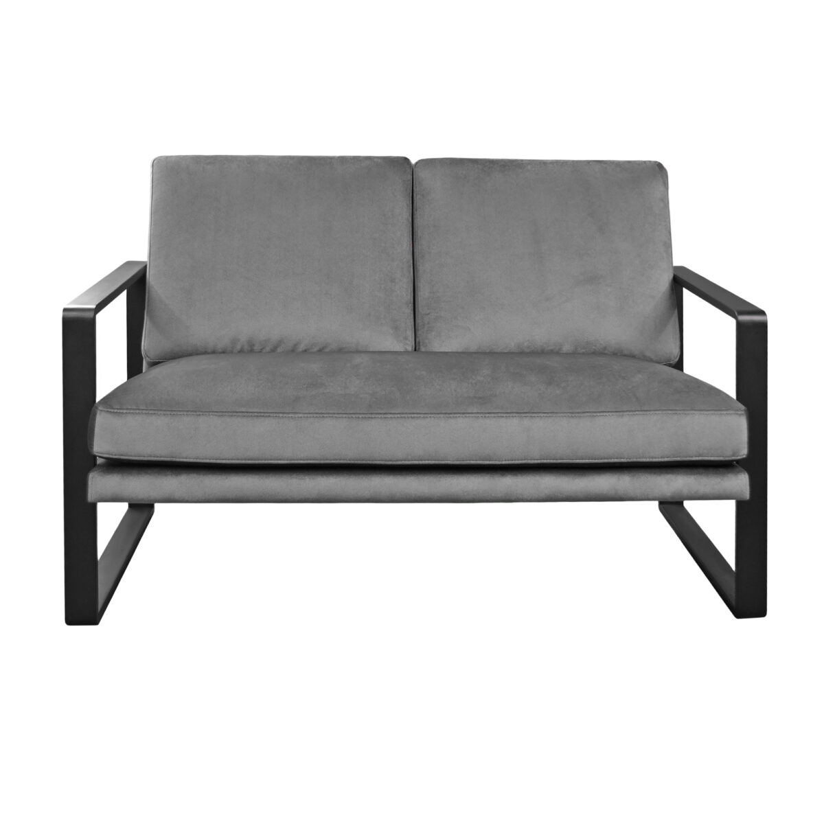 YORK Grey Sofa Discover the York sofa in gray, combining comfort with modern design! Made from plywood and polyurethane foam, upholstered in soft velvet, it is perfect for any interior. Choose quality from the office furniture category!