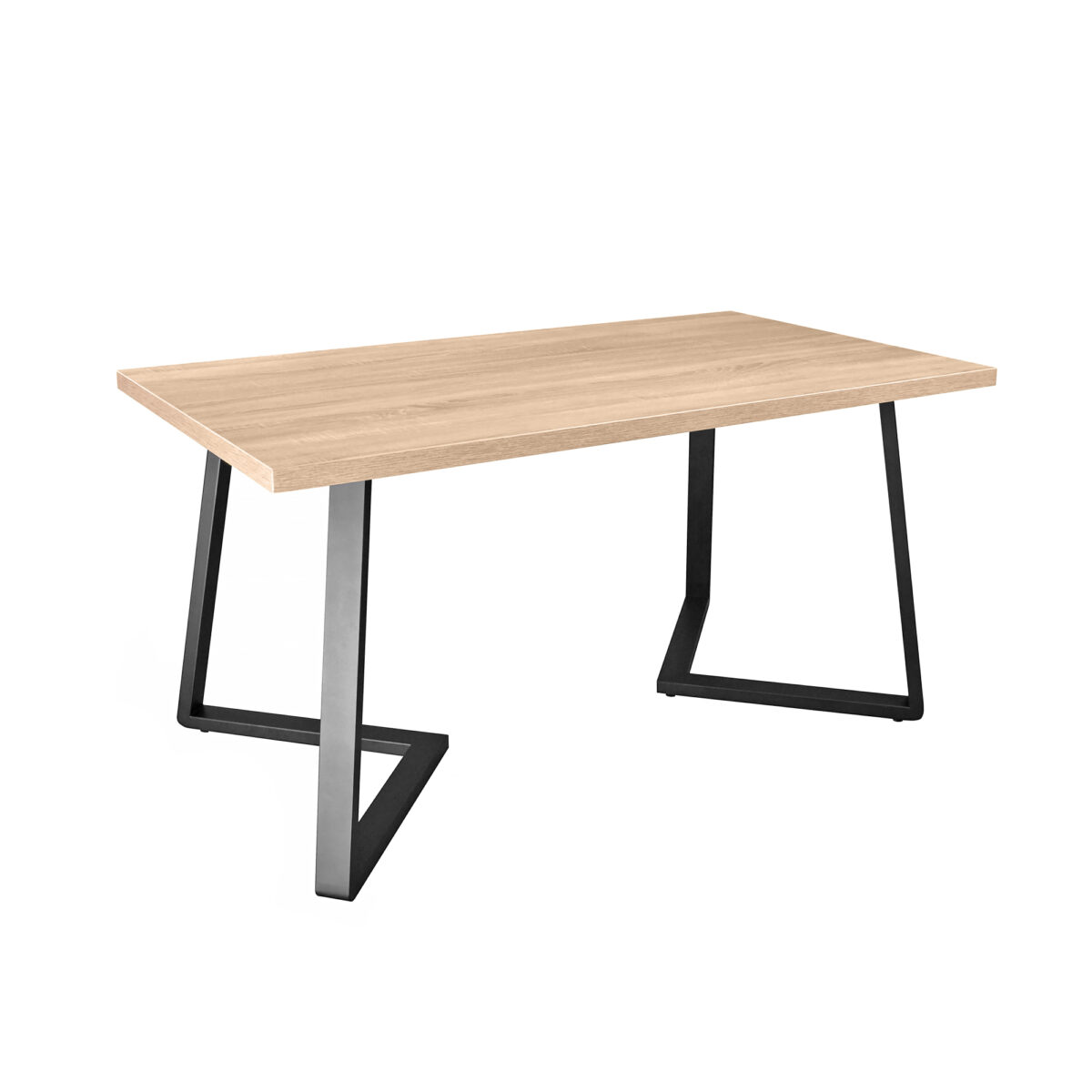 Masă FRIDA Sonoma+Black Legs 150×80 Descoperiți masa FRIDA Sonoma cu picioare negre (150×80) - perfectă pentru bucătăria dumneavoastră! Design modern și elegant, ideală pentru a adăuga un strop de stil și funcționalitate în amenajarea bucătăriei. Alegeți calitatea și confortul!