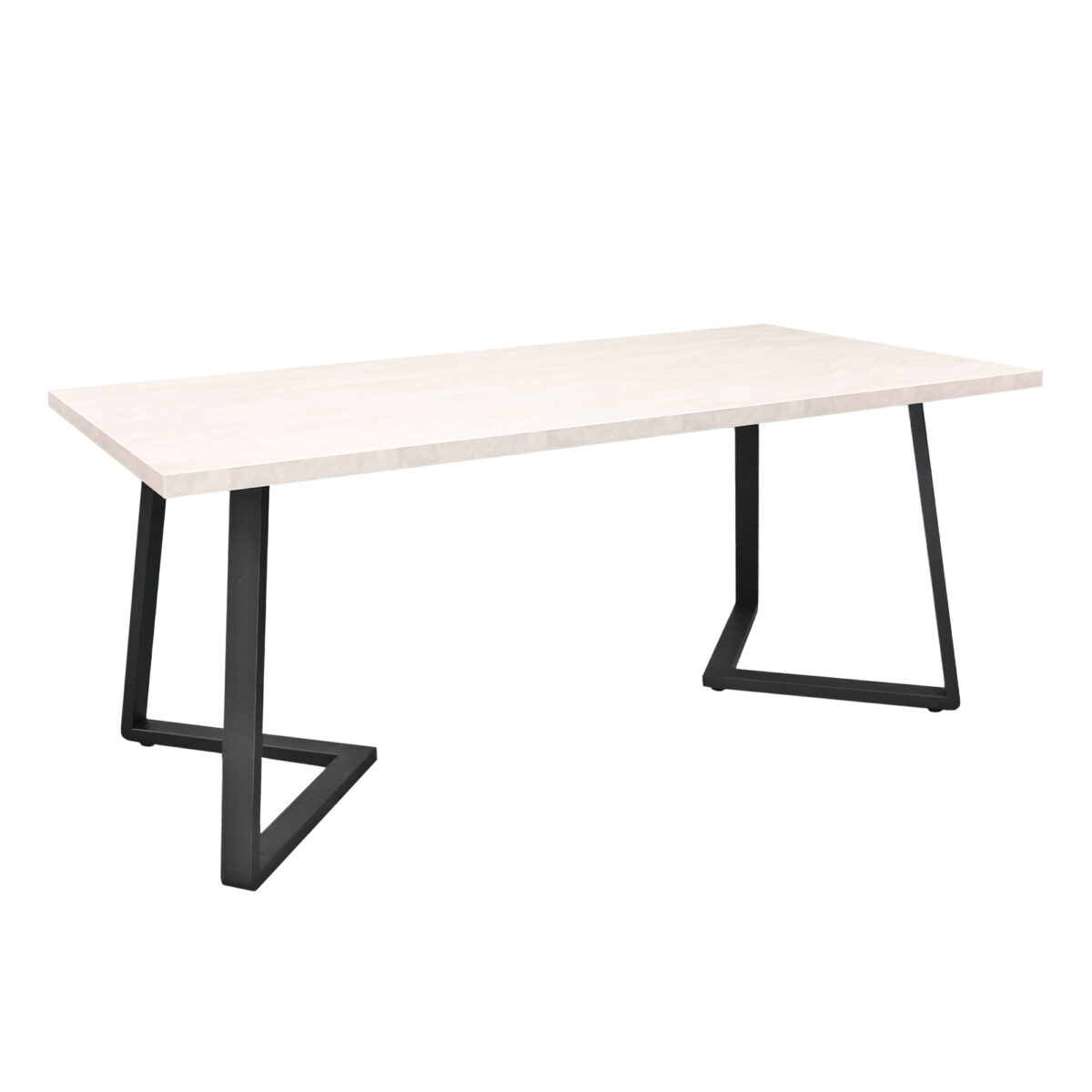 Masă FRIDA Mătase+Black Legs 180×90 Descoperă masa FRIDA din Mătase cu picioare negre, dimensiuni 180×90, perfectă pentru biroul tău. Combină eleganța și funcționalitatea pentru a-ți transforma spațiul de lucru. Cumpără acum!