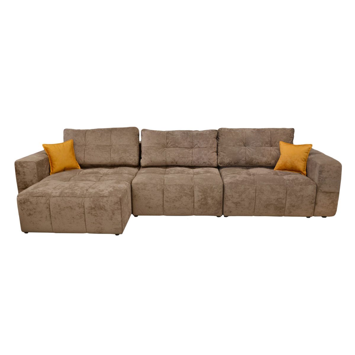 Canapea Extensibilă Sydney Brown Descoperă Canapeaua Extensibilă Sydney Brown, o piesă modulară confortabilă, ideală pentru 3-4 persoane. Cu un mecanism de transformare ușor și ladă de depozitare, acest colțar elegant se adaptează perfect nevoilor tale, având o nuanță cafenie plăcută. O alegere practică pentru orice spațiu!