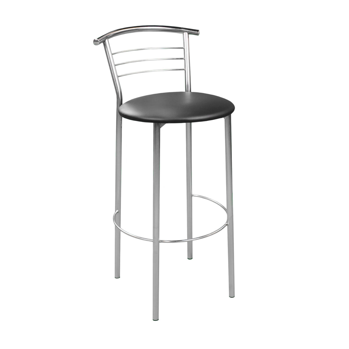 Bar Stool Marco Hoker Chrome V-4 Discover the Marco Hoker Chrome V-4 Bar Stool, a modern piece made of chrome metal, perfect for contemporary bars and kitchens. Comfortable and stylish, with an eco-leather seat, this stool provides support and elegance, making it the ideal choice for any decor.