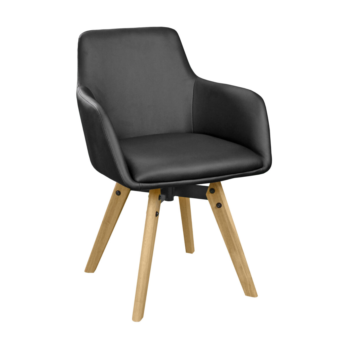 Scaun Y-884 Black Pu Descoperă scaunul Y-884 Black Pu, o piesă de mobilier elegantă și confortabilă pentru bucătăria ta. Cu un design ergonomic, tapițerie din piele eco neagră și suport pentru brațe, acest scaun asigură un plus de stil și confort. Ideal pentru mesele alături de familie și prieteni!