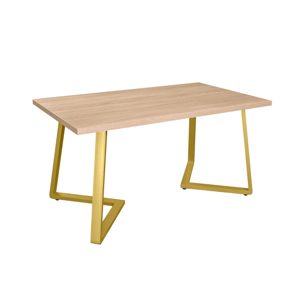 Masă FRIDA Sonoma+Golden Legs 150×80 Descoperiți masa FRIDA Sonoma cu picioare aurii, ideală pentru bucătăria dumneavoastră! Cu dimensiuni de 150×80 cm, acest mobilier elegant combină designul modern cu funcționalitatea, transformând orice spațiu într-un loc primitor. Perfectă pentru mesele în familie!