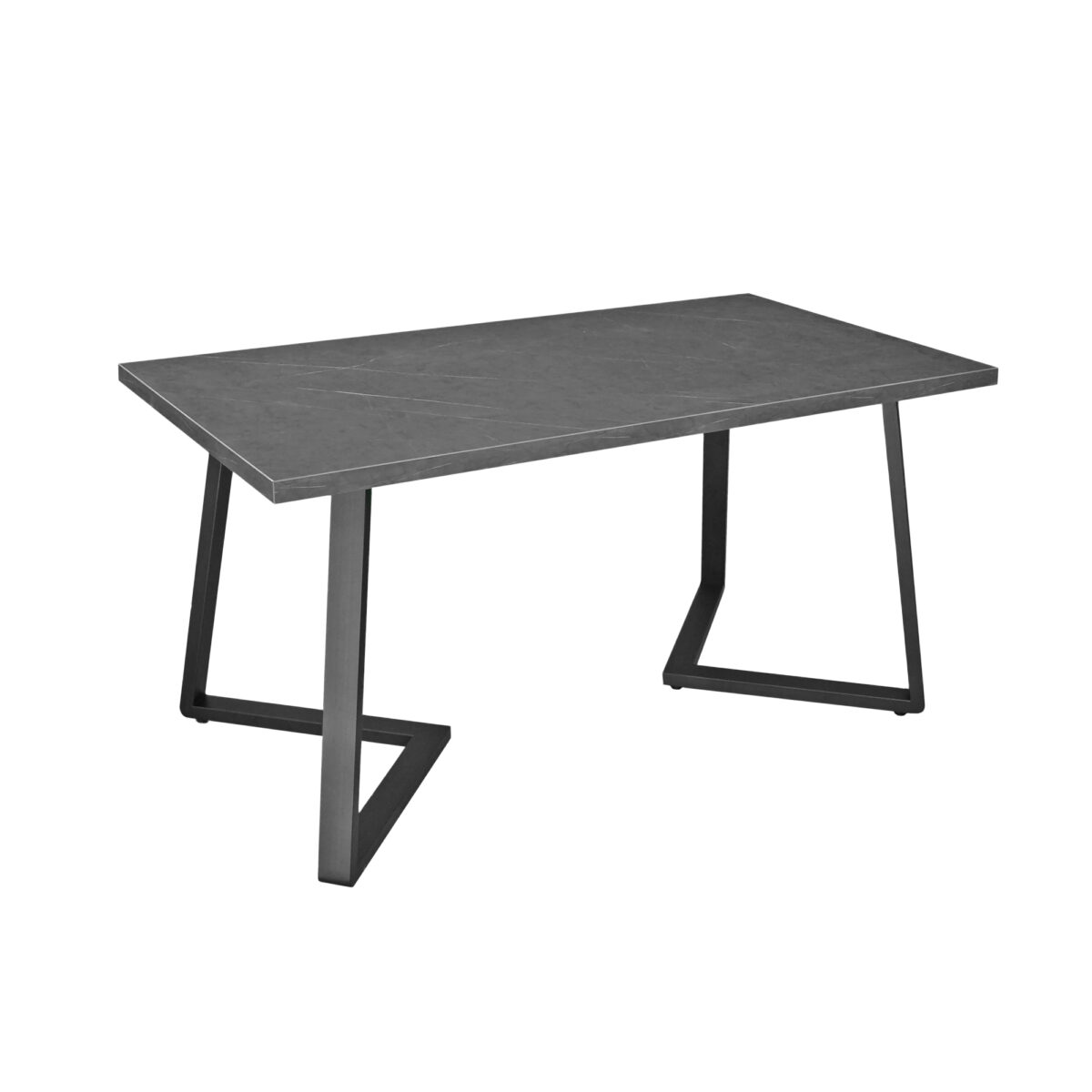 FRIDA Table Black Marble + Black Legs 150×80 Discover the FRIDA table made of black marble, with black legs, ideal for your kitchen. With dimensions of 150x80 cm, it adds an elegant and modern look to any room. Choose refined style for family meals!