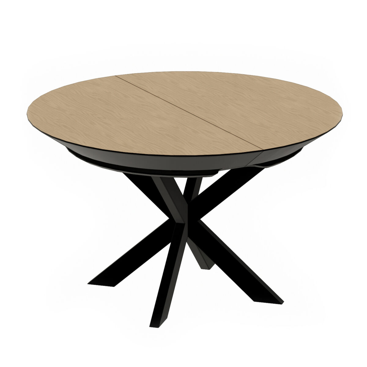 Masa NOVA Furnir Natural Wood+Black Legs 1270+500+500*H750 Descoperă Masa NOVA, o piesă de mobilier elegantă pentru bucătărie, cu blatul din MDF furniruit cu lemn de stejar și picioare negre. Cu un design versatil, se extinde de la 127 cm la 227 cm, ideală pentru mese în familie. Alege calitatea și rafinamentul în fiecare detaliu!
