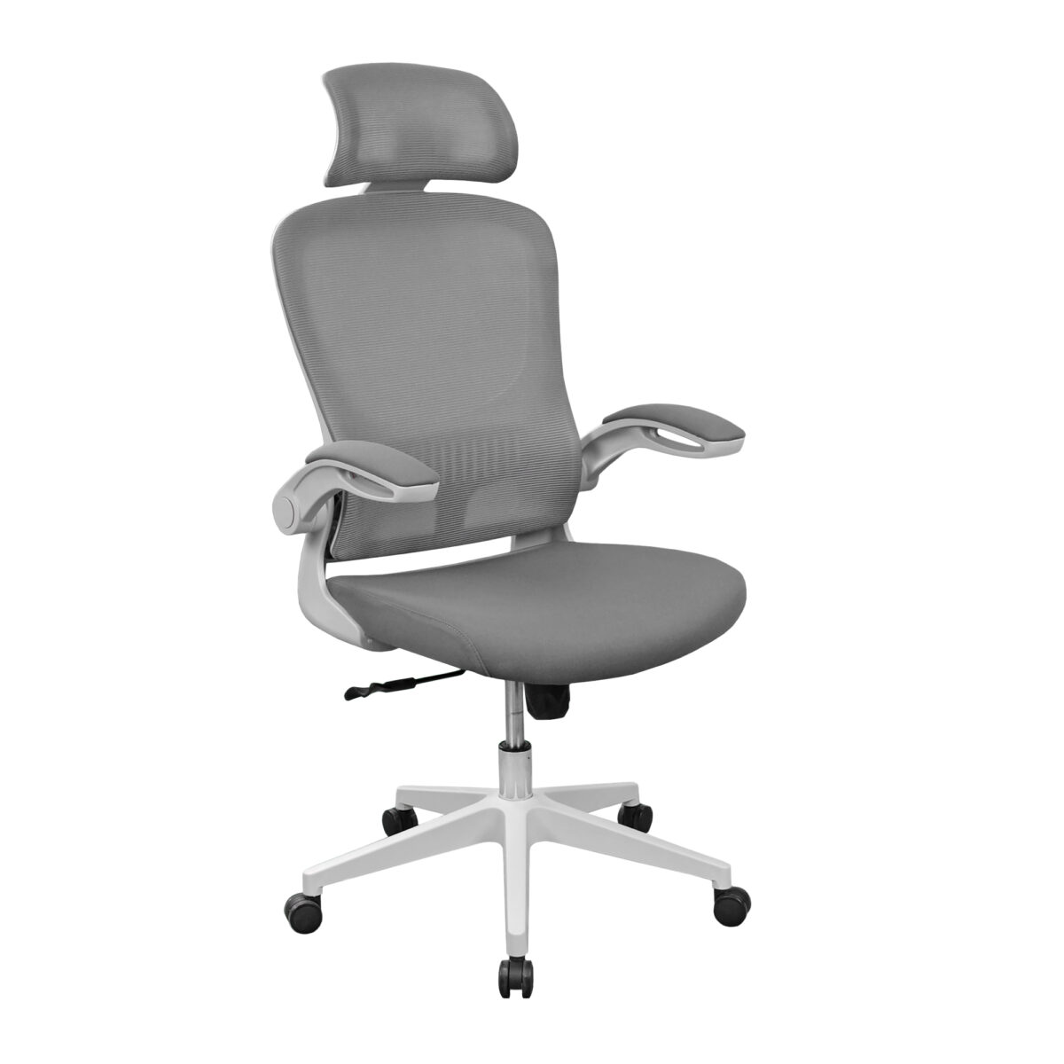 Офисное кресло JASPER Grey Офисное кресло JASPER Grey от DECOPRIM — сочетание современного дизайна, эргономики и комфорта. Обивка из акриловой сетки, подлокотники Flip-up и механизм Tilt обеспечат вам удобство на протяжении всего рабочего дня. Поддержите свою продуктивность!