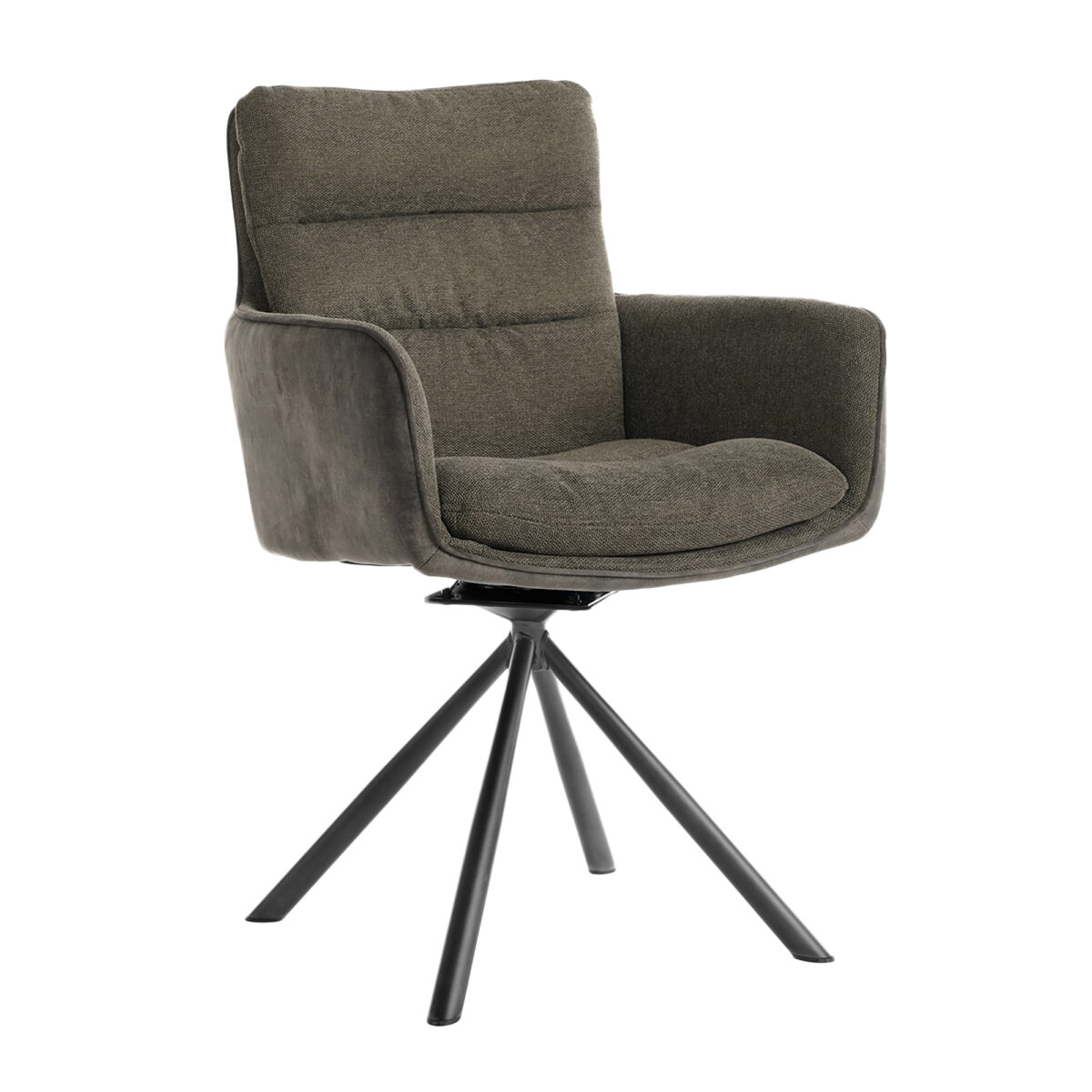 Fotoliu MAISON Brown Descoperă fotoliul MAISON Brown, combinația ideală de confort și eleganță pentru orice spațiu. Cu un cadru din metal durabil și tapițerie rafinată din stofă cafenie și catifea gri, acest fotoliu oferă relaxare supremă și design sofisticat. Perfect pentru birou sau bucătărie!