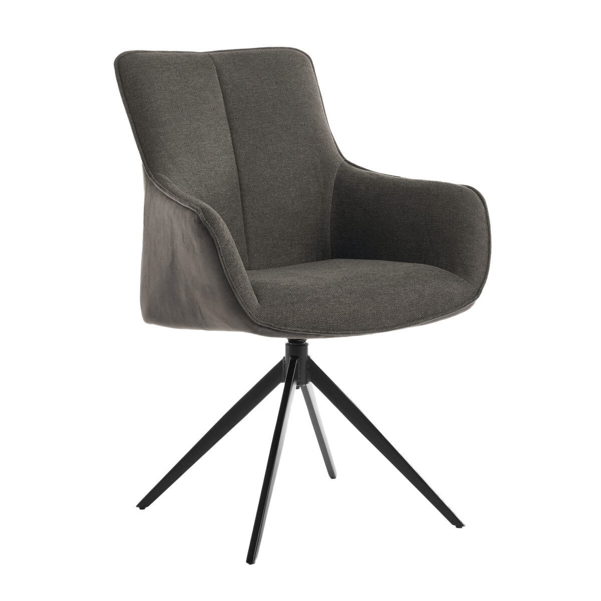 Scaun QUEEN Antracite Descoperiți eleganța scaunului QUEEN Antracite, perfect pentru orice spațiu. Cu un design modern și tapițerie rafinată, acest scaun oferă confort și durabilitate. Mecanismul de rotație 360° îl face ideal pentru birou sau hol. Alegeți stilul și confortul pentru locuința dvs.!