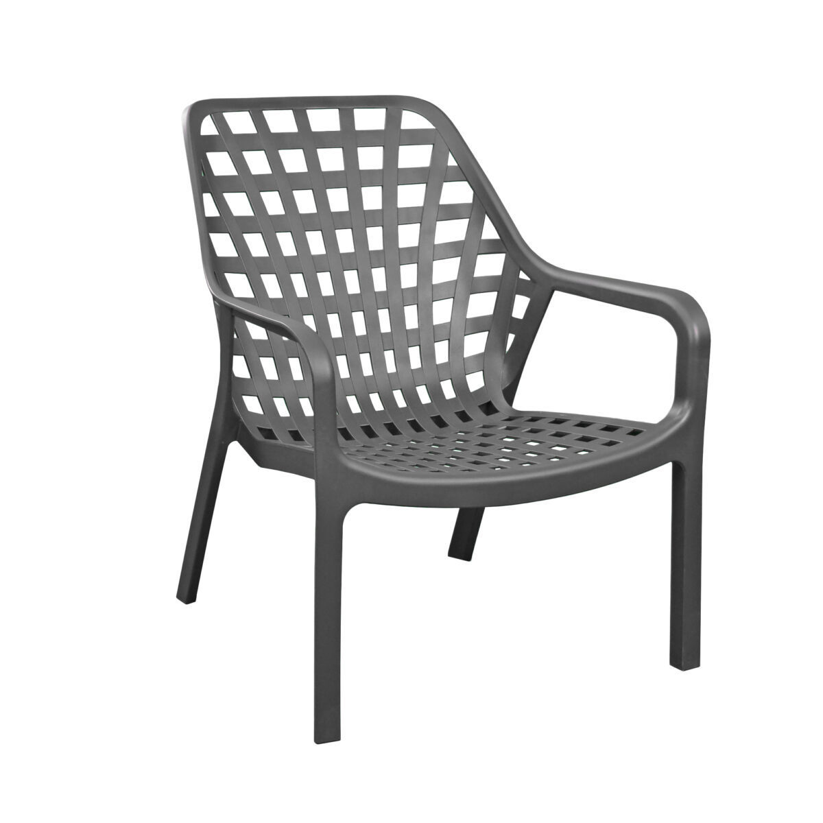 Scaun Terasa Solar Dark Grey Transformă-ți terasa într-un spațiu elegant cu scaunul de terasă Solar în nuanța gri închis. Construit din polipropilenă durabilă, acest scaun ergonomic oferă confort, este stivuibil și ideal pentru mobilierul Horeca. Creează momente de relaxare în aer liber!
