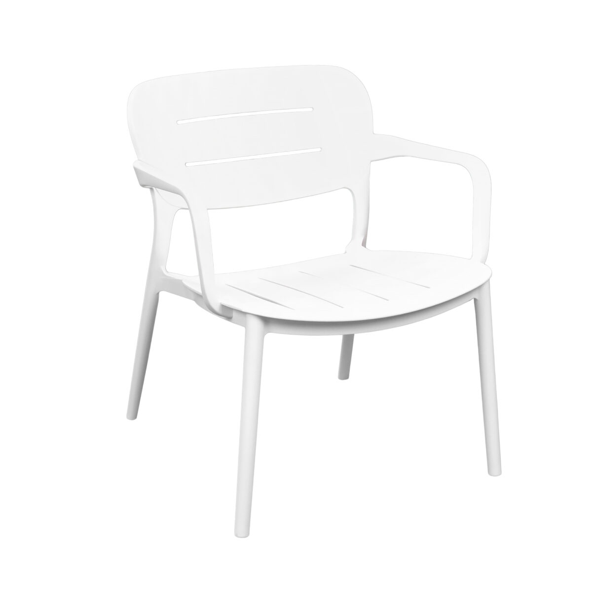 Scaun Terasa Sunset White Alegeți scaunul de terasă Sunset White pentru a transforma terasa într-un colț elegant de relaxare. Fabricat din polipropilenă durabilă și cu un design ergonomic, acest scaun oferă confort și stil, fiind ideal pentru mobilier Horeca și grădină.