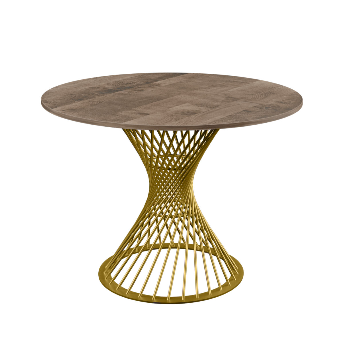 Masă FELICIA Colonial+Golden Leg ∅100 Descoperiți masa FELICIA Colonial+Golden Leg cu diametrul de 100 cm, perfectă pentru orice bucătărie modernă. Oferă un design elegant și rafinat, ideală pentru momente apreciate alături de familie sau prieteni. Adăugați un strop de stil în casa dumneavoastră!