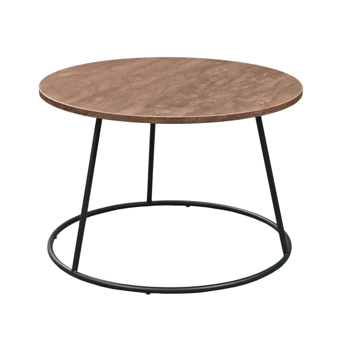 Măsuță Cafea Patricia Descoperă Măsuța de Cafea Patricia, perfectă pentru un living modern! Cu un design elegant și un blat din PAL melaminat durabil, această masă de 70 cm diametru și 47 cm înălțime oferă funcționalitate și stil. Alege dintr-o varietate de culori și texturi pentru a se potrivi perfect în orice spațiu.