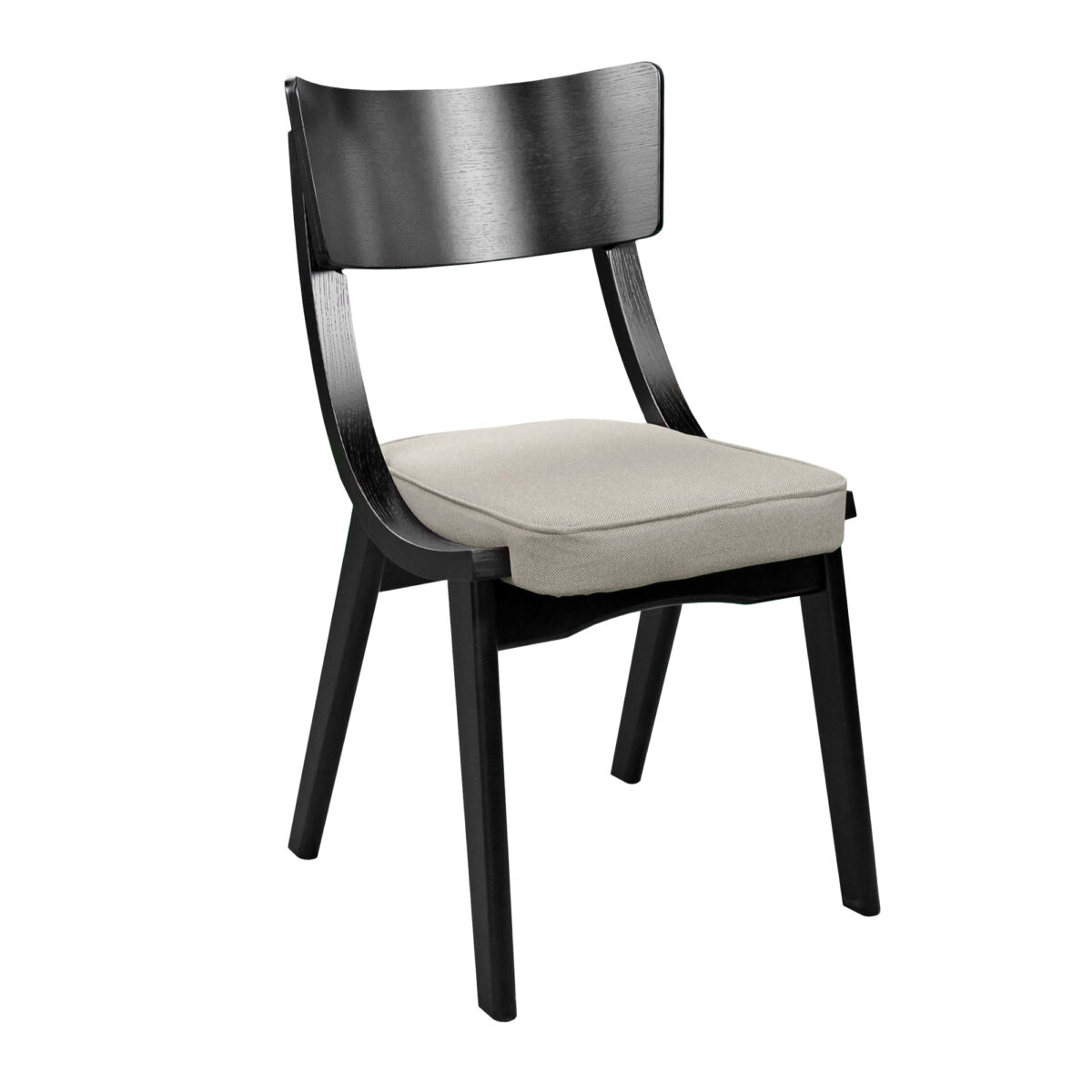 Scaun DIRAN Ambrella 09 Black Frame Descoperă scaunul DIRAN Ambrella 09 cu cadru negru, un exemplu perfect de eleganță și confort în mobilierul Horeca. Realizat din lemn de stejar și tapițat cu stofă de calitate, este ideal pentru bucătării și spații de dining. Alege rafinamentul pentru mesele tale!