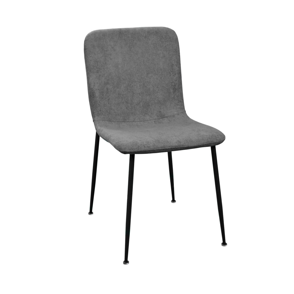 Scaun SMART Dark Grey Descoperă scaunul SMART Dark Grey, ideal pentru bucătăria ta. Cu o structură metalică durabilă și tapițerie elegantă din stofă, acest scaun oferă confort și stil. Înălțimea optimă și designul sofisticat îl fac perfect pentru orice masă. Alege calitatea și eleganța!