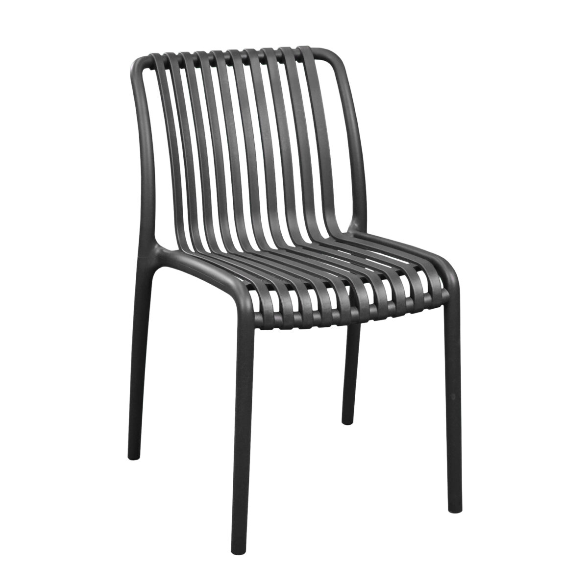 Scaun Spark Dark Grey Descoperiți scaunul Spark Dark Grey, perfect pentru terase și grădini. Design modern, material durabil din polipropilenă și opțiune de stivuire. Adăugați confort și eleganță spațiului dumneavoastră exterior! Ideal pentru mobilier Horeca și grădină!