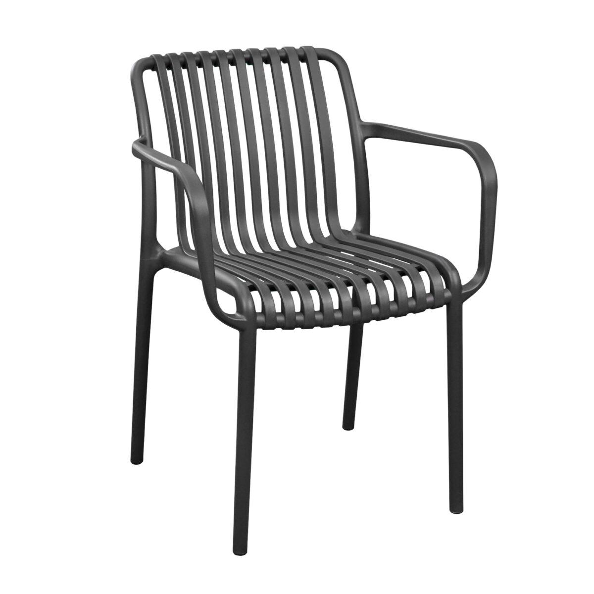 Scaun Spark Plus Dark Grey Descoperiți scaunul Spark Plus Dark Grey, ideal pentru mobilier Horeca și terase. Design modern, din polipropilenă durabilă, cu cotiere ergonomice și capacitate de stivuire. Perfect pentru confort și eleganță în grădină sau bucătărie. Adăugați un plus de stil și funcționalitate spațiului dumneavoastră!