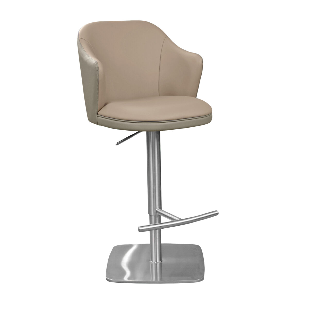 Scaun Bar Boss Dark Grey/Grey Descoperiți scaunul de bar Boss Dark Grey/Grey, o alegere elegantă și confortabilă pentru orice bucătărie sau zonă socială. Cu un design modern, tapițerie din piele eco și bază din metal cromat, acesta oferă stabilitate și rafinament. Ideal pentru relaxare, având capacitate de 120 kg!