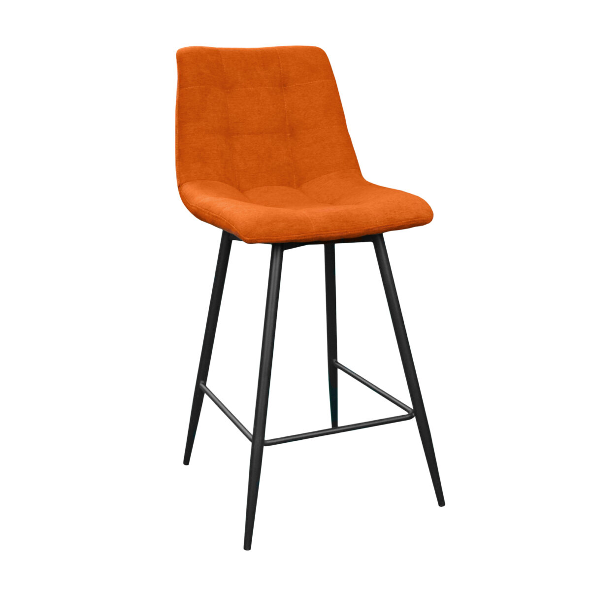 Барный Стул Capella New Orange Барный стул Capella New Orange — стильный элемент вашей кухни! Оранжевое сиденье, металлическая рама и мягкая ткань делают его идеальным выбором. Высота 95 см, уровень сиденья 67 см. Максимальная нагрузка до 120 кг. Доступны другие цвета для完美ного сочетания!
