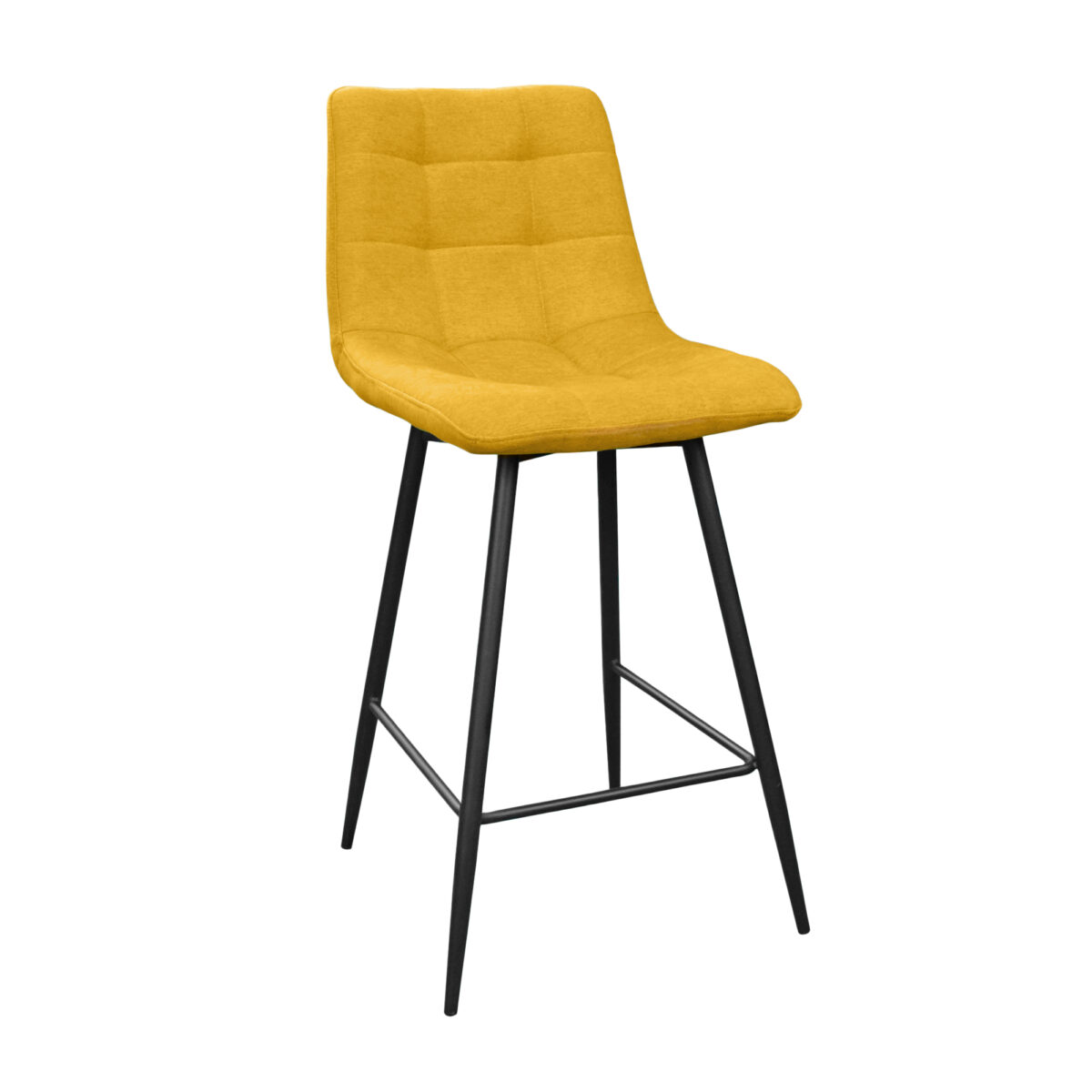 Scaun Bar Capella New Yellow Descoperă scaunul de bar Capella New Yellow, perfect pentru bucătăria ta! Cu un design modern, cadru din metal vopsit și șezut confortabil, acest scaun înălțat îmbină stilul și rezistența. Alege calitatea și confortul pentru un spațiu de vis!
