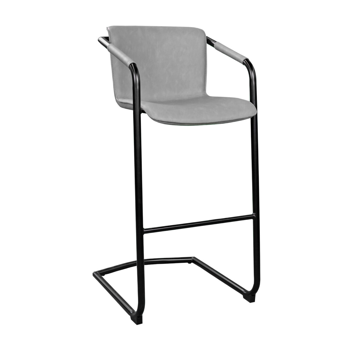 Scaun Bar Exen Light Grey Descoperă scaunul de bar Exen Light Grey, ideal pentru bucătării moderne! Cu un design elegant și confortabil, acest scaun înalt are un cadru din metal durabil și tapițerie din piele eco, perfect pentru momentele de relaxare și stil. Alege funcționalitate și estetică!