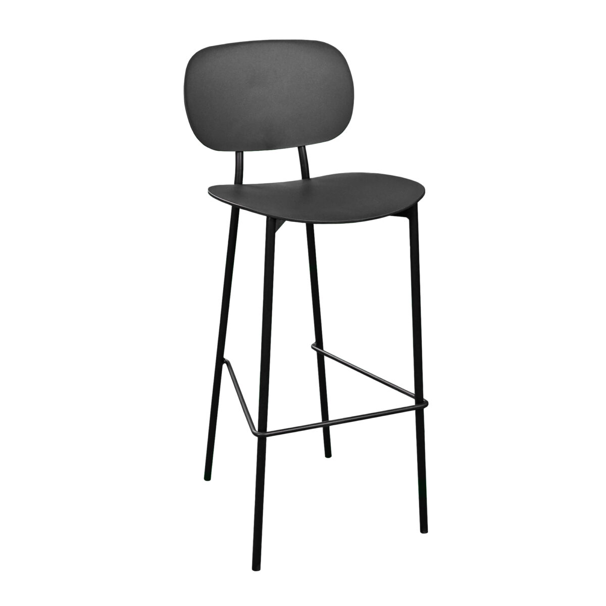 Барный Стул Flamingo Black Добавьте элегантности на свою террасу с барным стулом Flamingo Black. Прочный полипропилен и металлический корпус обеспечивают стиль и устойчивость. Идеален для сада и кухни, легко чистится и обладает максимальной нагрузкой 120 кг. Комфорт и современный дизайн для вашего отдыха!