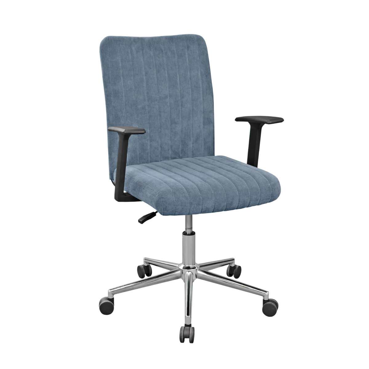 Armchair 2142H-F Dark Grey Discover the 2142H-F Dark Grey armchair, perfect for the office. It features a modern design, velvet upholstery, ergonomic support, and wheels for easy mobility. Ideal for comfort and style in any workspace. Choose comfort and elegance!