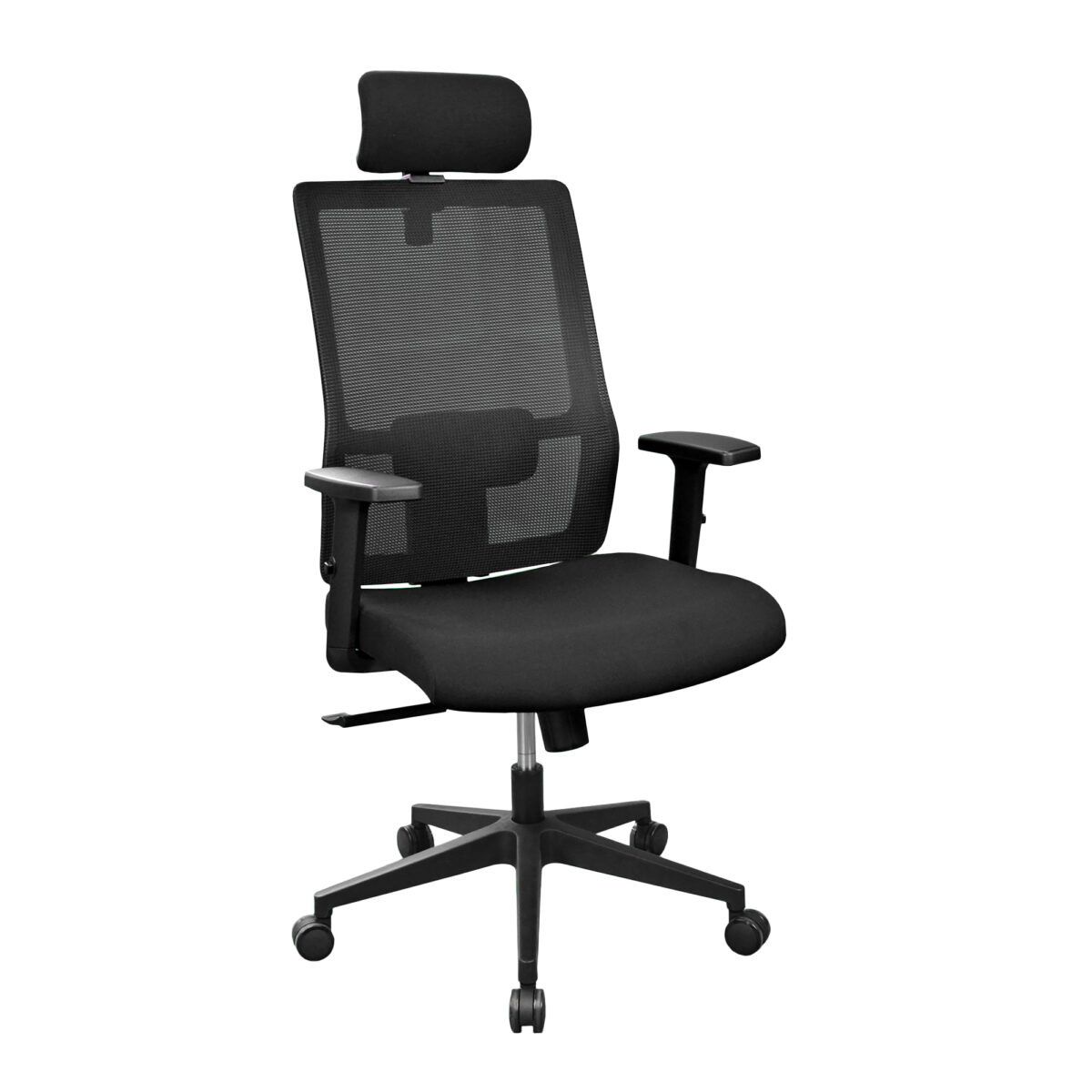 Fotoliu de Birou DUNCAN~Black Descoperiți fotoliul de birou DUNCAN Black, un model ergonomic cu un design modern, ideal pentru ore lungi de muncă. Fabricat din materiale de calitate, oferă confort și susținere lombară ajustabilă. Perfect pentru birou, acest fotoliu combină stilul cu funcționalitatea.