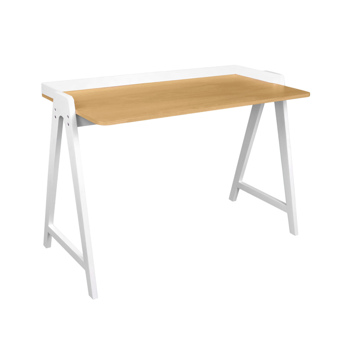 Masă Birou Charlote Descoperiți masa de birou Charlote, o piesă elegantă și funcțională, perfectă pentru orice spațiu de lucru. Cu dimensiuni ideale de 125 cm x 55 cm, durabilitate din MDF furniruit și cadru din lemn masiv, este alegerea perfectă pentru biroul dumneavoastră.