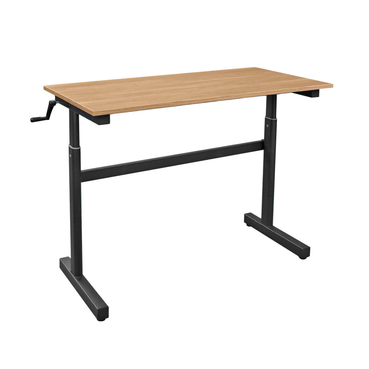 Asmin Adjustable Table Discover the Asmin Adjustable Table, ideal for offices and workspaces. With an adjustable height (72-117 cm) and a durable melamine MDF top, this table combines functionality with style. The sturdy metal frame provides maximum stability. Choose Asmin for a comfortable workspace!
